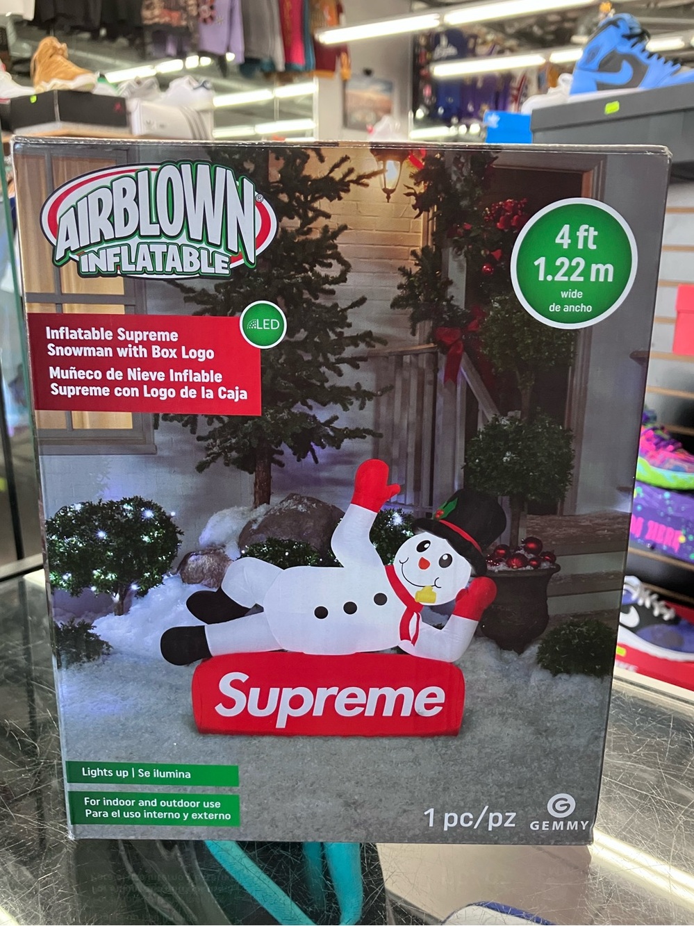 Supreme Large Inflatable Snowman White